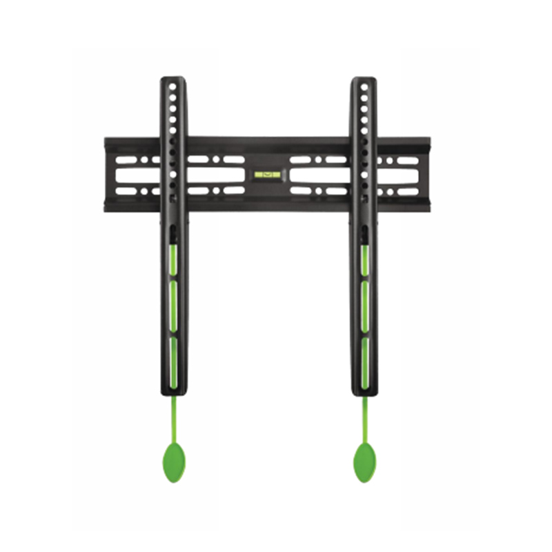 Fixed TV Wall Mount for LCD LED OLED Flat Panel TV Screens up to 30kg Ultra Slim-Black